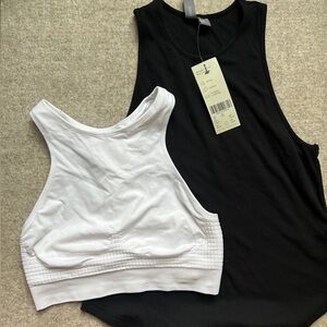 Sweaty Betty High Neck Tank Top and Sports Bra